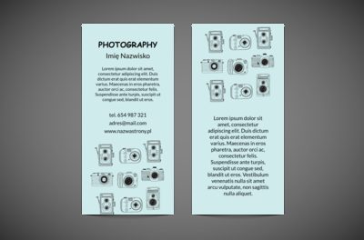 Nadaj reklamie nowoczesną formę, Fotografia, Usługi fotograficzne - Ulotki Netprint
