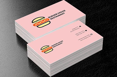 Smakowity burger, Gastronomia, Restauracja - Wizytówki Netprint