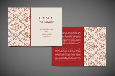 Magia w czerwonym klasycyzmie, Motywy, Klasyczne - Ulotki Netprint
