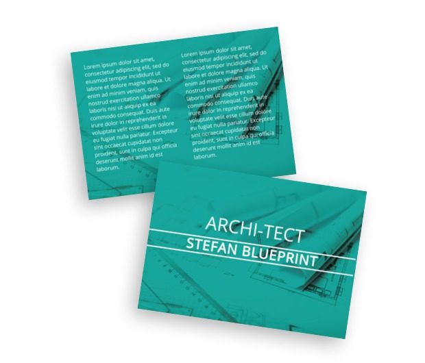 Próba architektonicznego działania, Budownictwo, Architektura - Ulotki Netprint szablony online