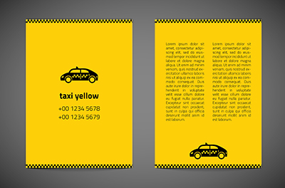 Reklama dźwignią czasu, Transport, Taxi - Ulotki Netprint