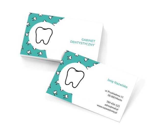 Zdrowe zęby, Medycyna, Stomatologia - Wizytówki Netprint szablony online