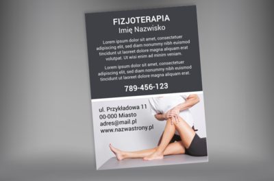 Ciekawy wygląd i kluczowe informacje, Medycyna, Fizjoterapia - Plakaty Netprint