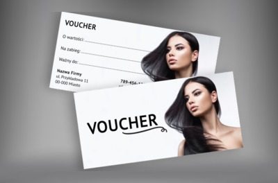 Voucher dla dbających o urodę, Zdrowie i uroda, Salon fryzjerski - Vouchery Netprint