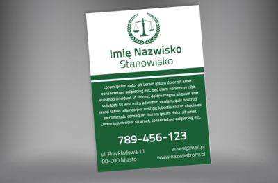 Design dla każdego adwokata, Prawo, Kancelaria adwokacka - Plakaty Netprint