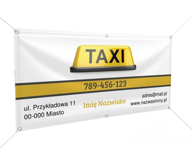 Ta reklama przyda się wszystkim, Transport, Taxi - Banery Netprint szablony online