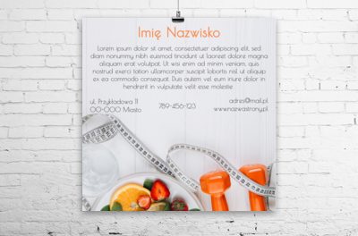Ciekawe zdjęcie to spora inspiracja, Zdrowie i uroda, Dietetyk - Plakaty Wielkoformatowe Netprint