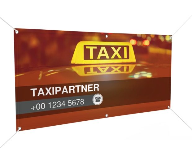 Promocja w ruchliwych miejscach, Transport, Taxi - Banery Netprint szablony online