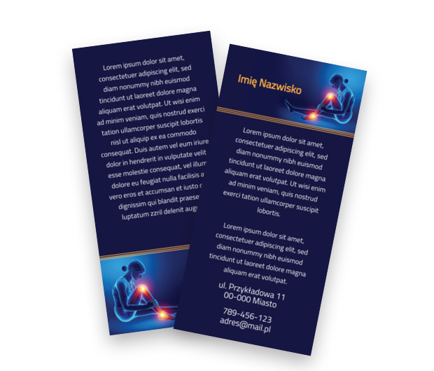 Odpowiednia sugestia i informacje, Medycyna, Fizjoterapia - Ulotki Netprint szablony online