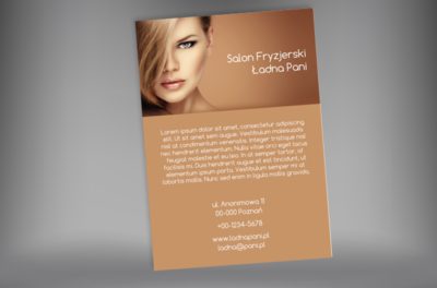 Dużo treści i obietnica, Zdrowie i uroda, Salon fryzjerski - Plakaty Netprint