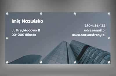 Minimalistyczny, efektowny baner, Nieruchomość, Biuro nieruchomości - Banery Netprint