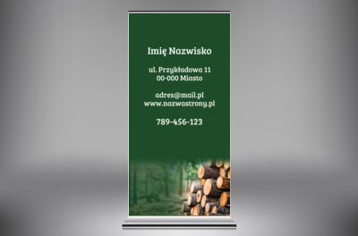 Reklama z lasem w tle - Netprint