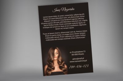Twoja reklama rozjaśni otoczenie, Zdrowie i uroda, Salon fryzjerski - Plakaty Netprint