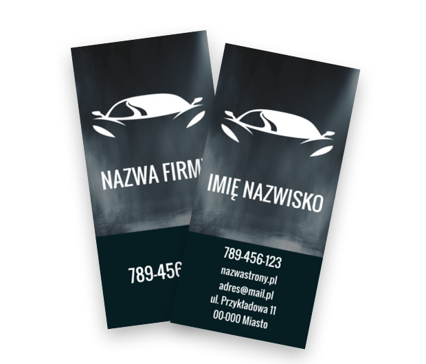 Kompaktowy format, dynamiczny przekaz, Motoryzacja, Dealer - Ulotki Netprint szablony online