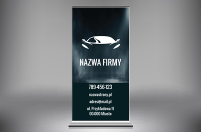 Z pazurem dla branży auto, Motoryzacja, Dealer - Roll-up Netprint