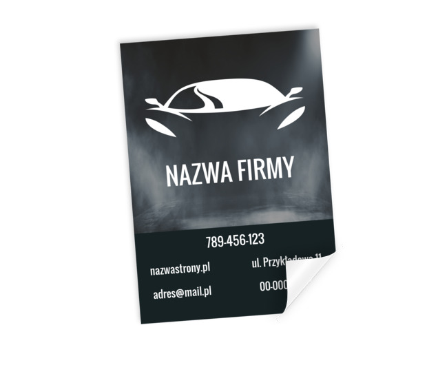 Nowoczesność, która nie znika w tłumie, Motoryzacja, Dealer - Plakaty Netprint szablony online