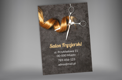 Estetyka, która przyciąga klienta, Zdrowie i uroda, Salon fryzjerski - Plakaty Netprint
