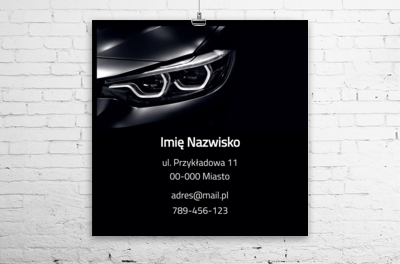 Nowoczesna estetyka z nutą dynamiki, Motoryzacja, Dealer - Plakaty Wielkoformatowe Netprint