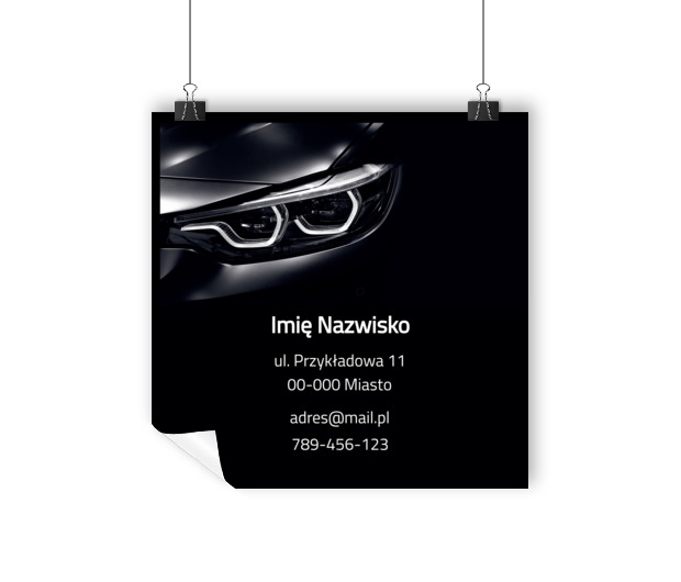 Nowoczesna estetyka z nutą dynamiki, Motoryzacja, Dealer - Plakaty Wielkoformatowe Netprint szablony online