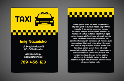 Zaufaj sprawdzonej taksówce - Netprint