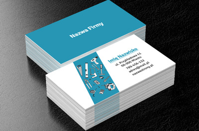 Graficzne narzędzia pracy, Budownictwo, Wynajem sprzętu - Wizytówki Netprint