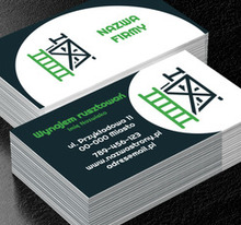 Rusztowanie w centrum uwagi, Budownictwo, Wynajem sprzętu - Wizytówki Netprint