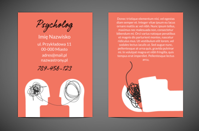 Porządek w głowie, spokój w duszy, Medycyna, Lekarz - Ulotki Netprint