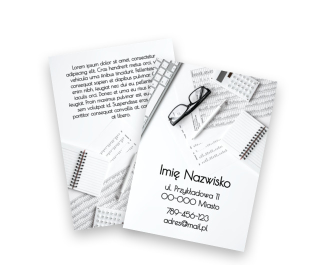 Kalkulator, segregatory i opanowanie, Usługi biurowe, Księgowość - Ulotki Netprint szablony online