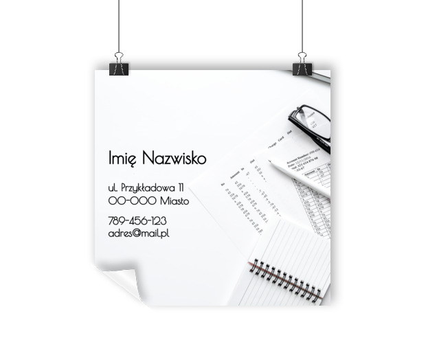 Dokumenty zawsze na czas, Usługi biurowe, Księgowość - Plakaty Wielkoformatowe Netprint szablony online