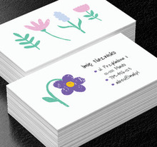 Kwiatowy akcent w kobiecym stylu, Środowisko i Przyroda, Kwiaciarnia - Wizytówki Netprint