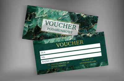 Szlachetna zieleń z nutą luksusu, Motywy, Glamour - Vouchery Netprint