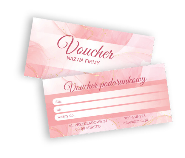 Różany akcent z nutą elegancji, Motywy, Klasyczne - Vouchery Netprint szablony online