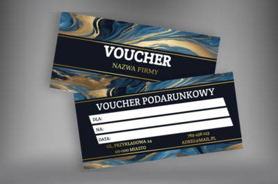 Granat i złoto w luksusowym wydaniu, Motywy, Glamour - Vouchery Netprint