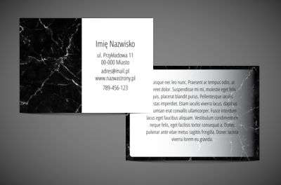 Marmurowa prostota w poziomie, Motywy, Klasyczne - Ulotki Netprint