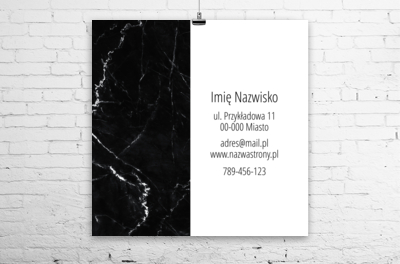 Marmurowy billboard elegancji, Motywy, Klasyczne - Plakaty Wielkoformatowe Netprint