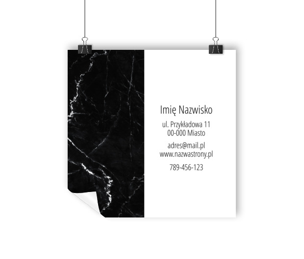 Marmurowy billboard elegancji, Motywy, Klasyczne - Plakaty Wielkoformatowe Netprint szablony online