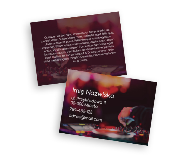 DJ-set na papierze, Rozrywka, DJ - Ulotki Netprint szablony online
