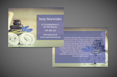 Profesjonalna prezentacja usług wellness, Zdrowie i Uroda, SPA - Ulotki Netprint