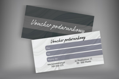 Subtelna forma luksusu, Motywy, Klasyczne - Vouchery Netprint