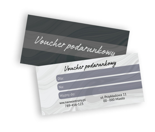 Subtelna forma luksusu, Motywy, Klasyczne - Vouchery Netprint szablony online