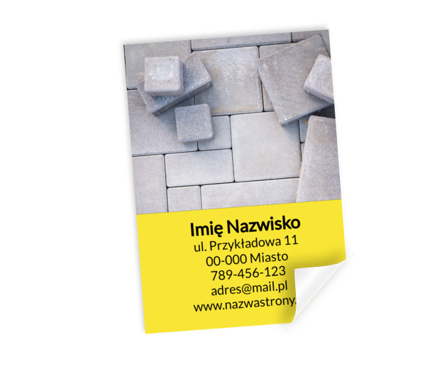 Czytelny przekaz na solidnym fundamencie, Budownictwo, Remont i Wykończenia - Plakaty Netprint szablony online