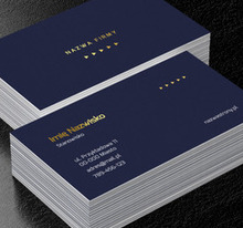 Minimalizm i kierunek w eleganckim stylu, Motywy, Uniwersalne - Wizytówki Netprint
