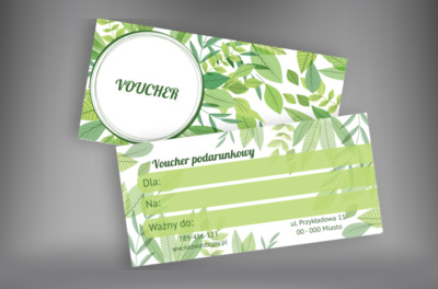 Zielona zachęta do skorzystania z oferty - Netprint