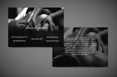 Spokój i siła w poziomym układzie, Medycyna, Masażysta - Ulotki Netprint