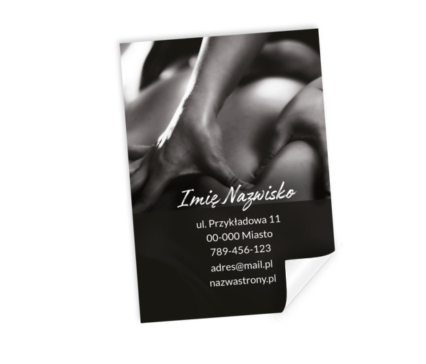 Estetyka spokoju w mniejszej odsłonie, Medycyna, Masażysta - Plakaty Netprint szablony online