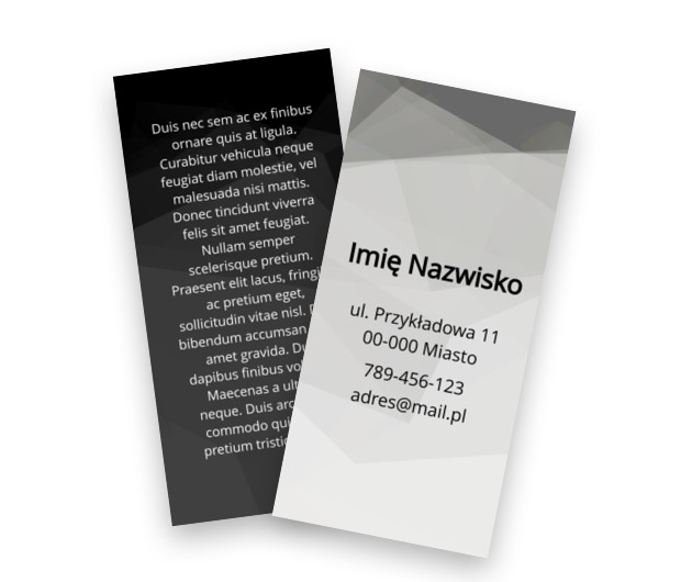 Stylowy akcent w kompaktowym formacie, Motywy, Abstrakcja - Ulotki Netprint szablony online