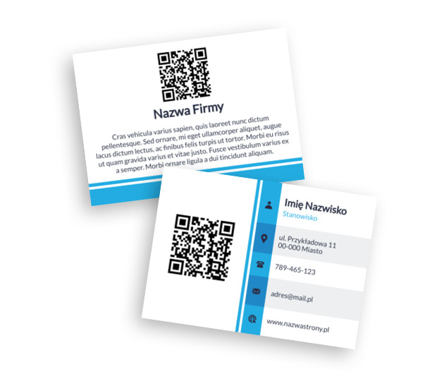 Efektywna prezentacja z cyfrowym akcentem, Motywy, Kod QR - Ulotki Netprint szablony online