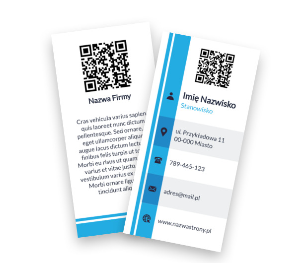 Minimalizm z technologicznym dodatkiem, Motywy, Kod QR - Ulotki Netprint szablony online
