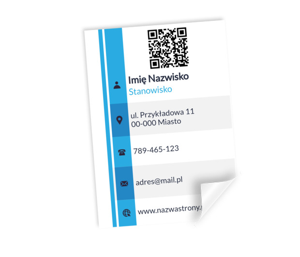 Wyważony projekt z nowoczesnym detalem, Motywy, Kod QR - Plakaty Netprint szablony online