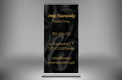 Prestiżowa prezentacja w eleganckim stylu, Motywy, Klasycznie - Roll-up Netprint